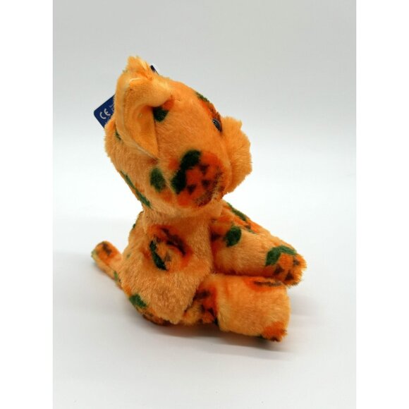 Build A Bear Halloween Pumpkin Kitty Mini Beans Plush 5” Sunrise Pattern - Picture 4 of 4